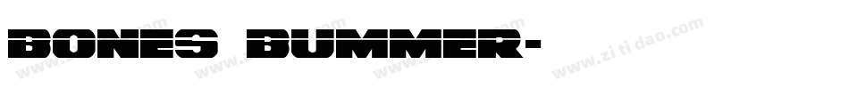 Bones Bummer字体转换